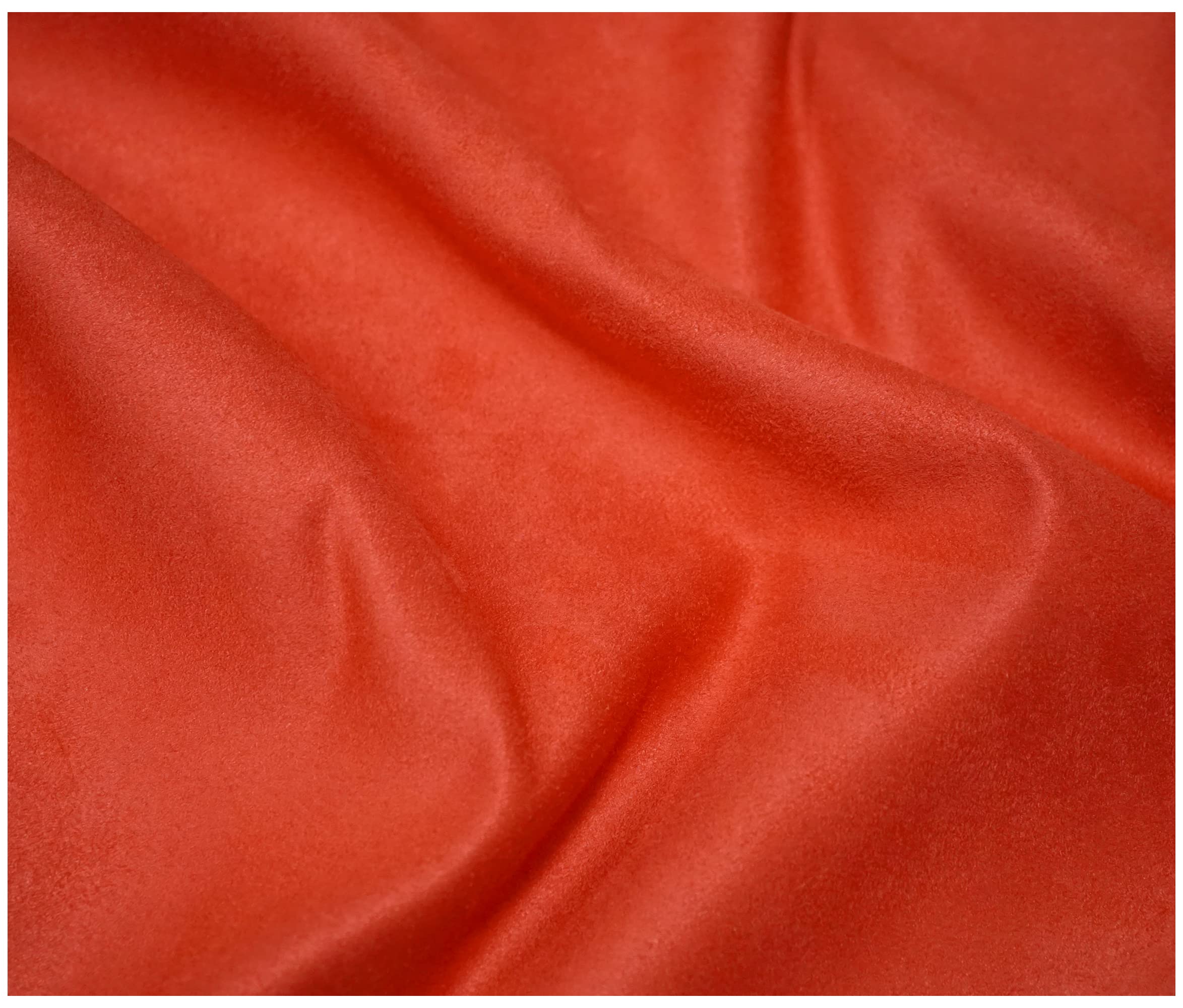 Faux Suede Soft Touch Leatherette Upholstery Fabric for Furnishings Cushions Curtain (300 x 150cm (3 Metre), Autumn) - Image 3