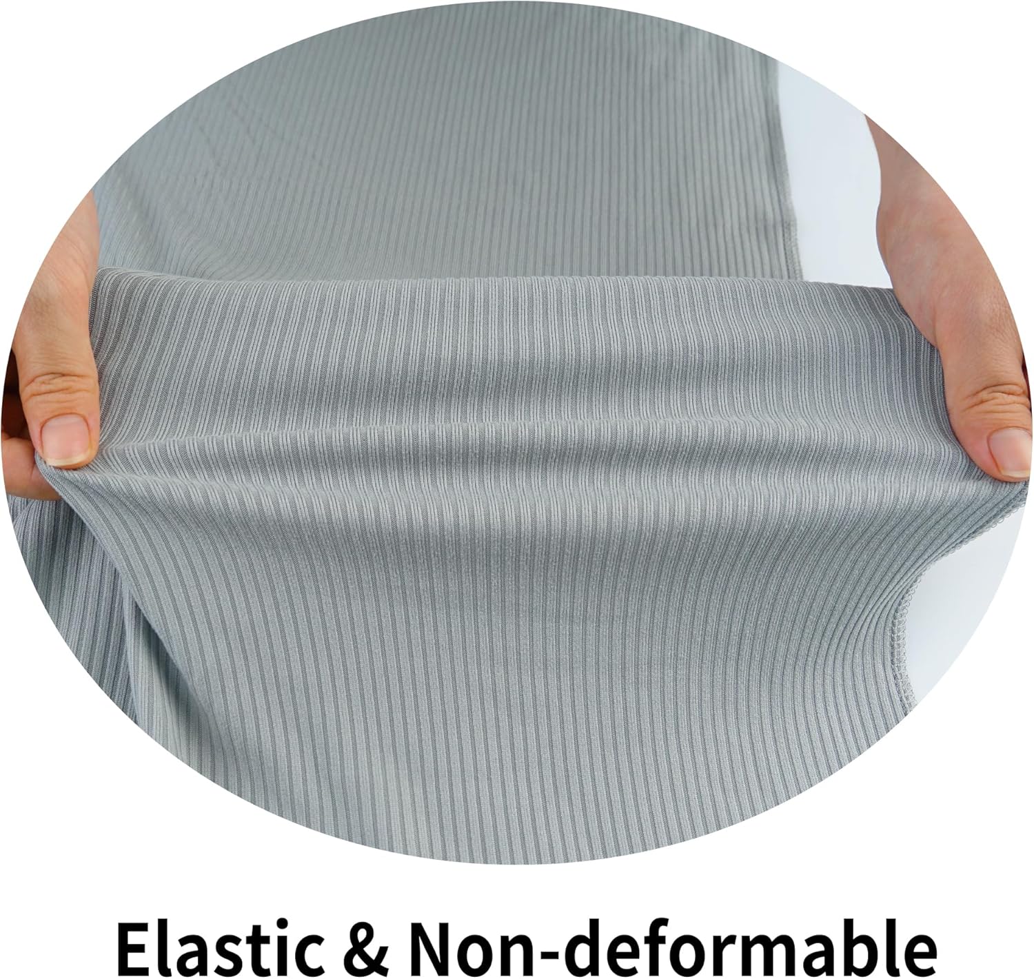 Jersey Swaddle Blanket, Ultra Soft Stretchy Receiving Blanket, Newborn Swaddle Wrap for Boys & Girls, 40 x 30 inches, 2 Pcs - Image 4