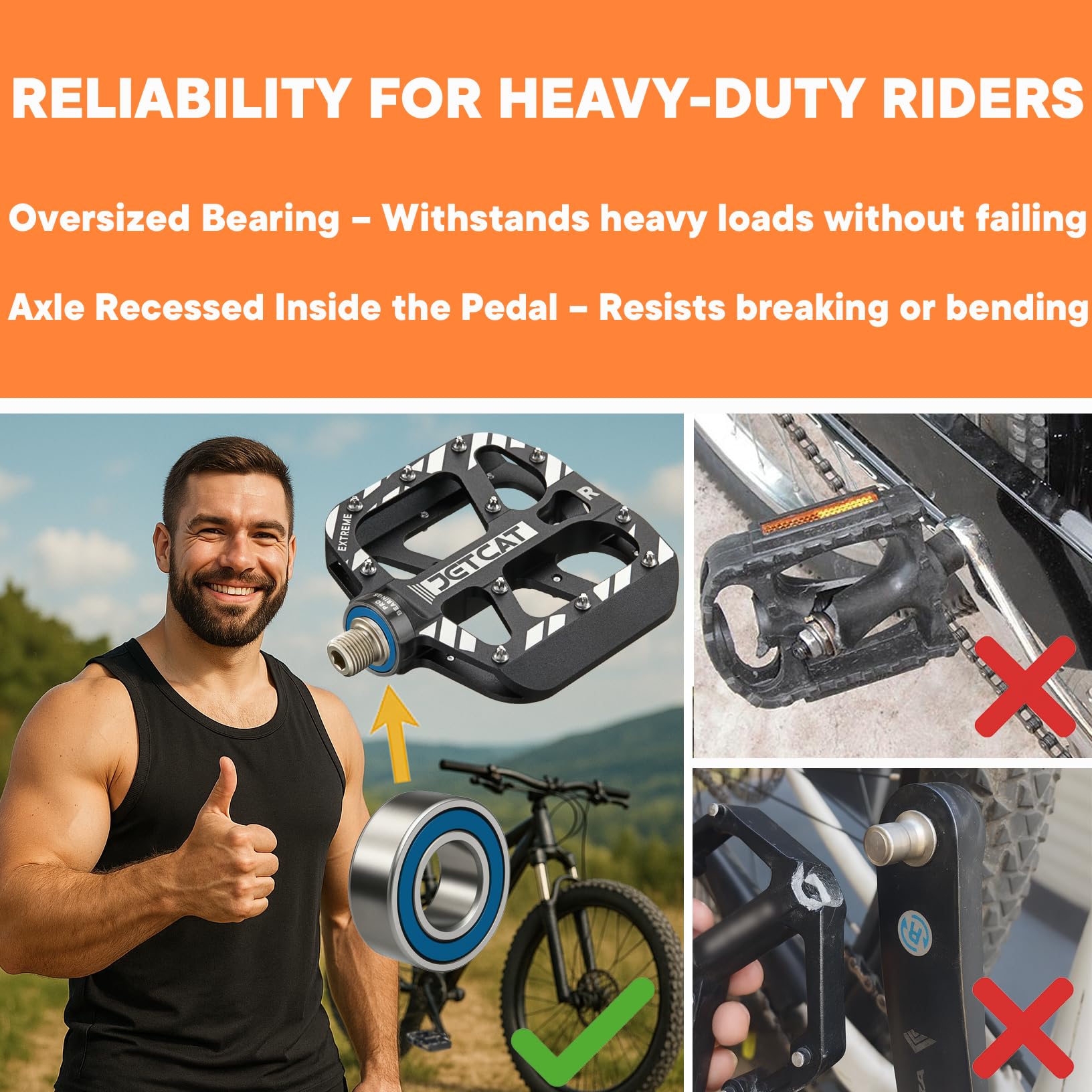 JETCAT Mountain Bike Pedals