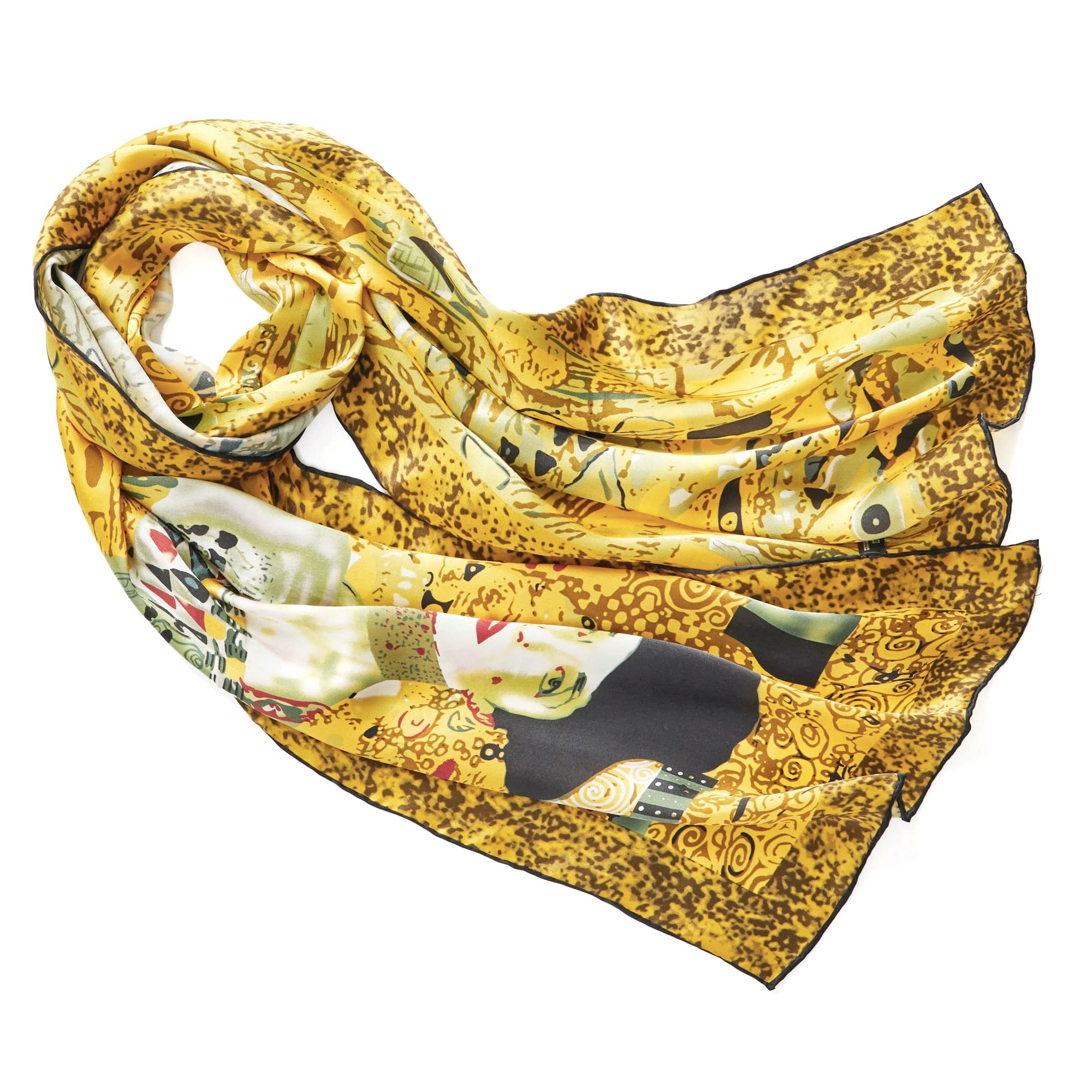 Prettystern Women 63 Inch long Gustav Klimt art nouveau painting Scarf - Portrait of Adele Bloch-Bauer P865