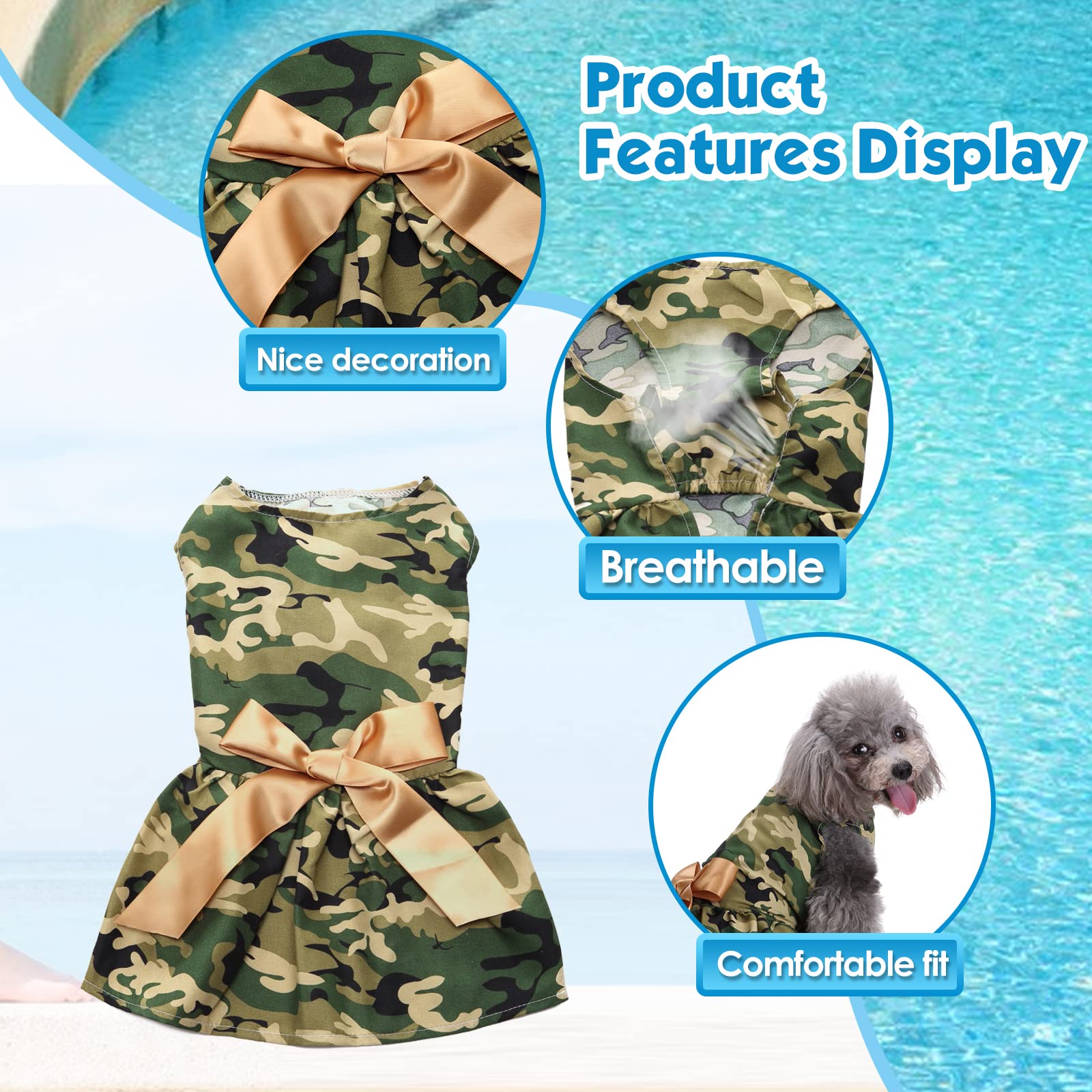 PETCUTE Vestido de Perro para Mascotas, Falda de Cachorro Ropa de Perro Vestidos de Princesa Tutú Vestido de Boda para Niña de Perro Pequeño,Vestido para Perros,Vestido de Novia Perro