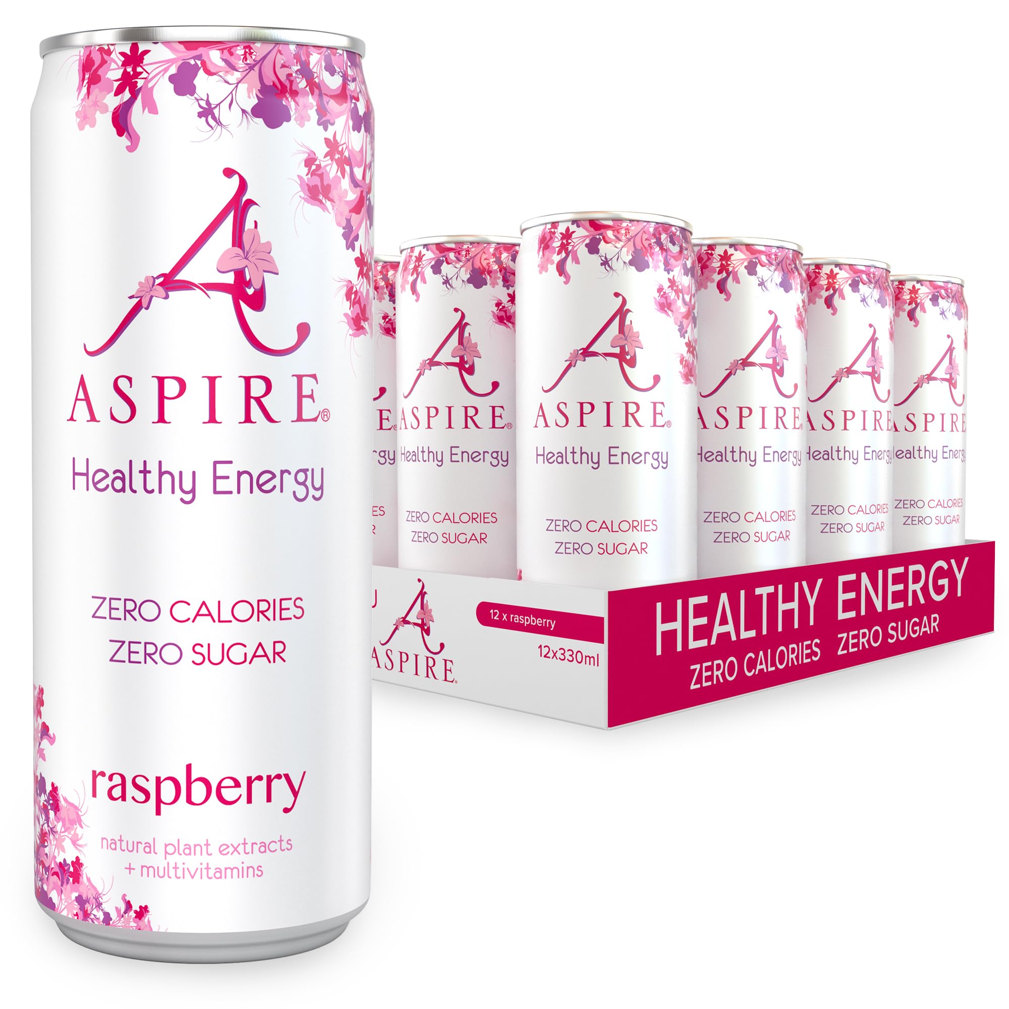 Buy ASPIRE y Energy Drink 12 x 330ml Cans Zero Calories & Zero