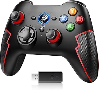 Publicité sponsorisée - EasySMX 9013PRO Manettes PC PS3 sans Fil Rechargeable, Manette Switch Pro Bluetooth, Manette PC po...