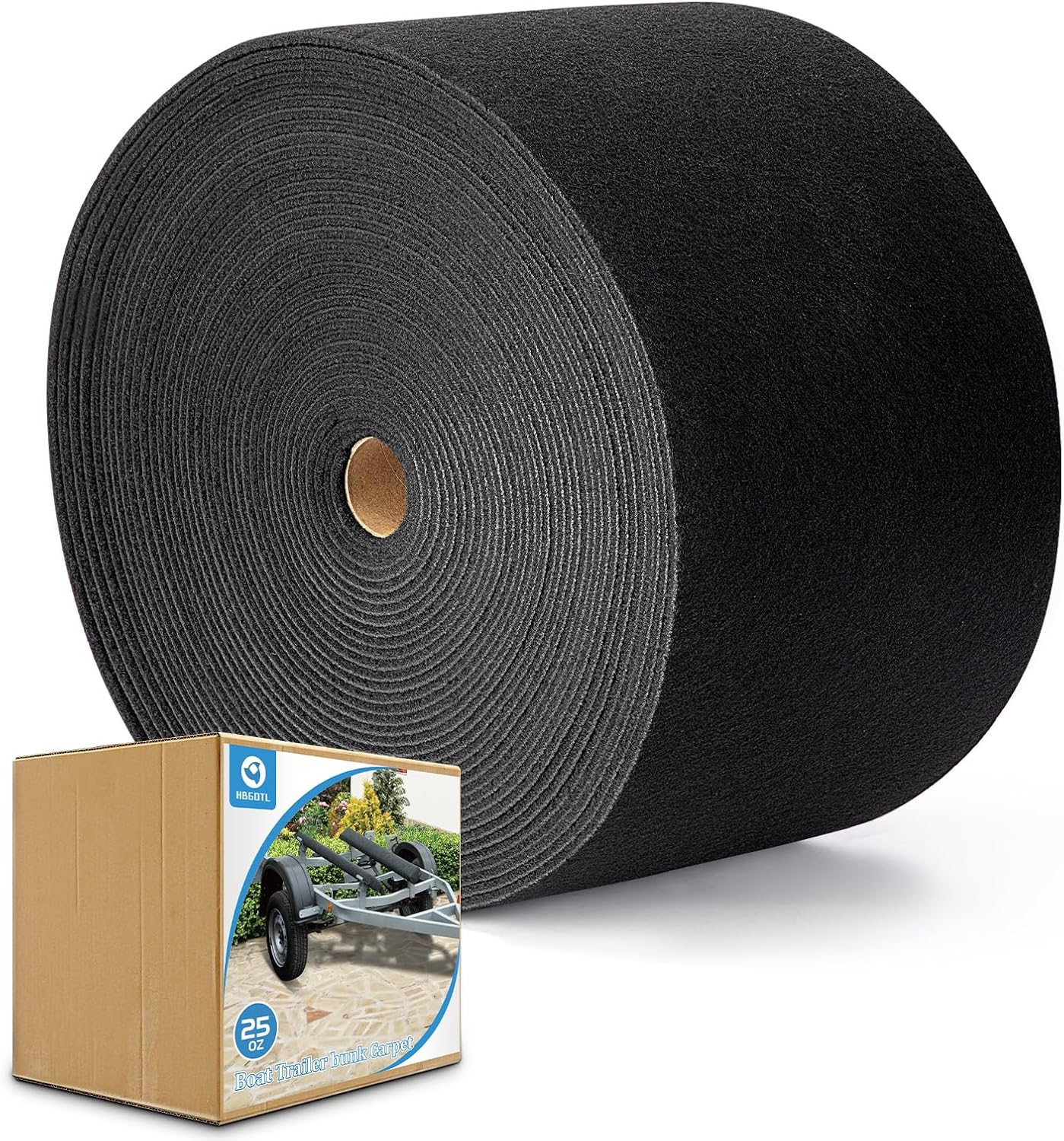 Premium Boat Trailer Bunk Carpet,25oz,12Inch X 100Feet, Extra Thick & Marine-Grade Quality, Built for Unrivaled Durability and Heavy-Duty