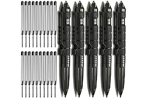 5-Pack Tungsten Steel Tactical Pen: Your Ultimate Defense and Writing Companion