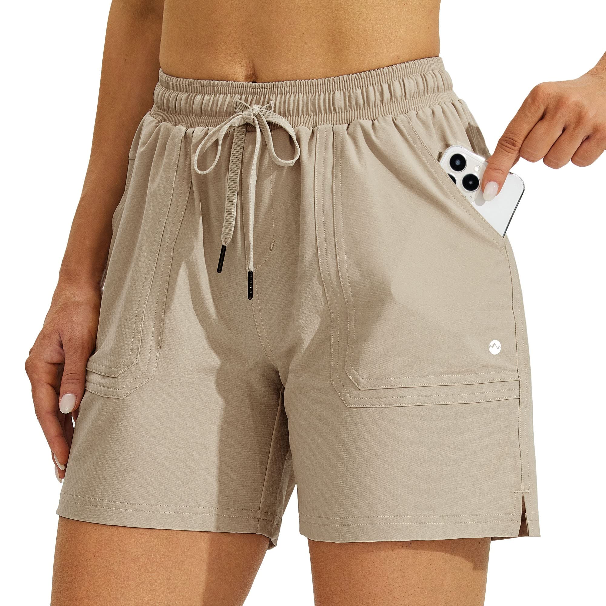Women's 5" Hiking Shorts Golf Athletic Outdoor Shorts Quick Dry Workout