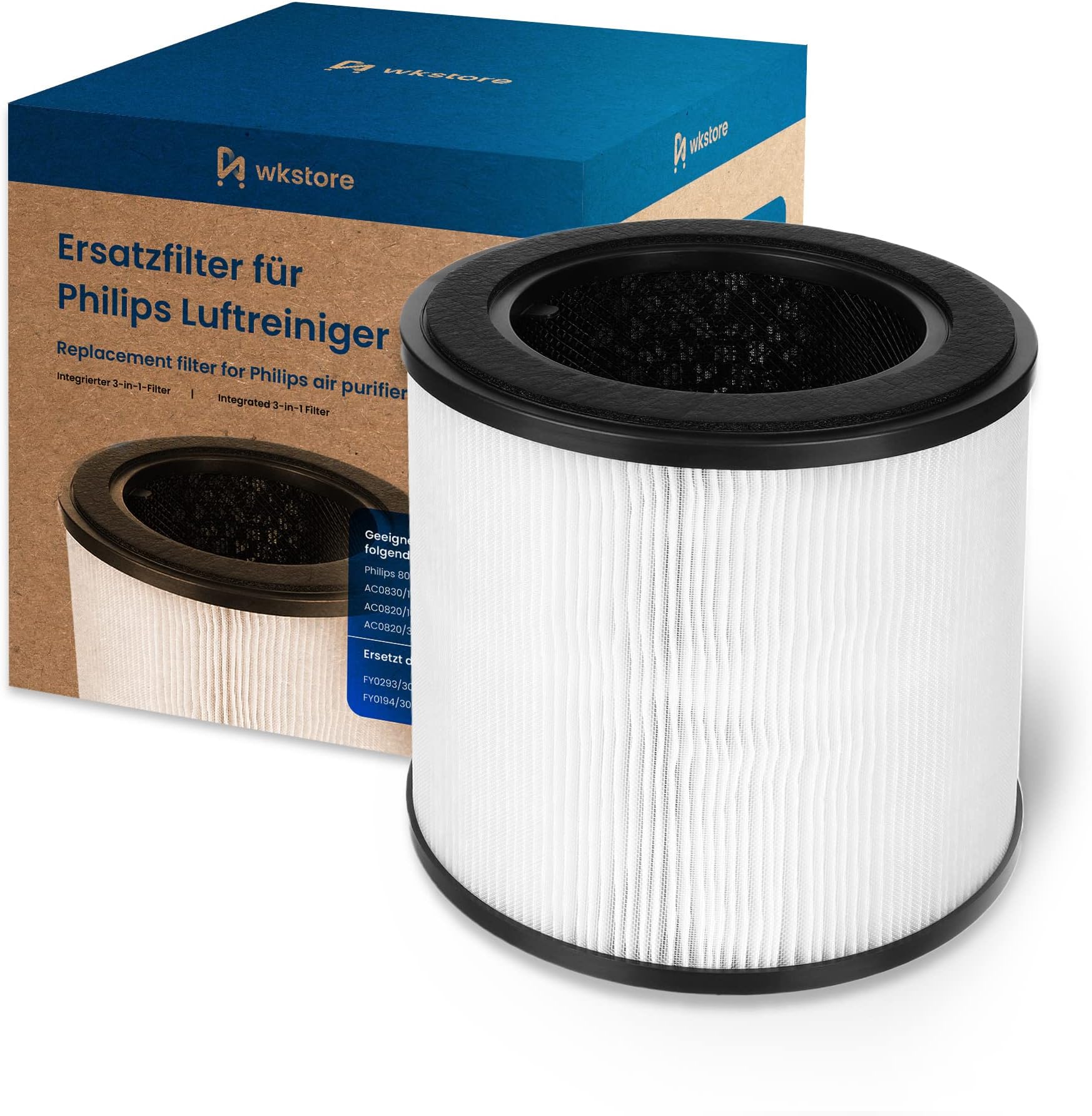 Filtri Ricambio PUREBURG HEPA 4in1 Per Purificatore UN142 Confezione Da 2 Filtri N 174699