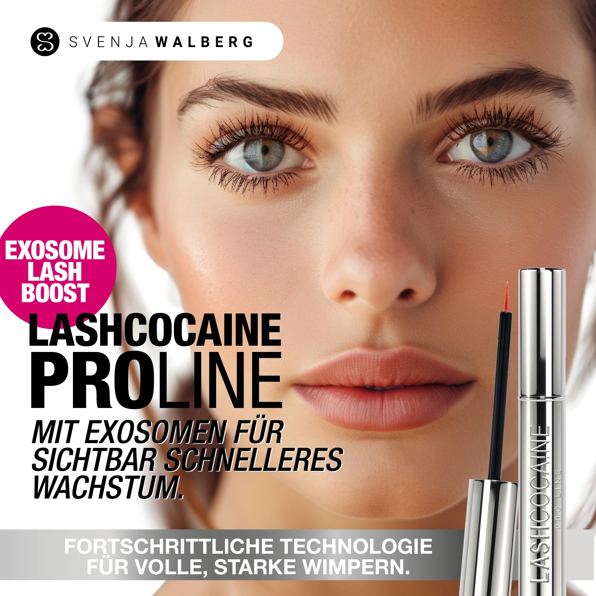 Lashcoca!NE PROLINE serum do rzęs – technologia Exosome Lash Boost – wspomaga wzrost i pielęgnację rzęs – z kompleksem Root Activation Complex – testowane dermatologicznie – Made in Germany