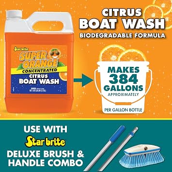 STAR BRITE Super Orange Citrus Boat Wash Super Concentrate