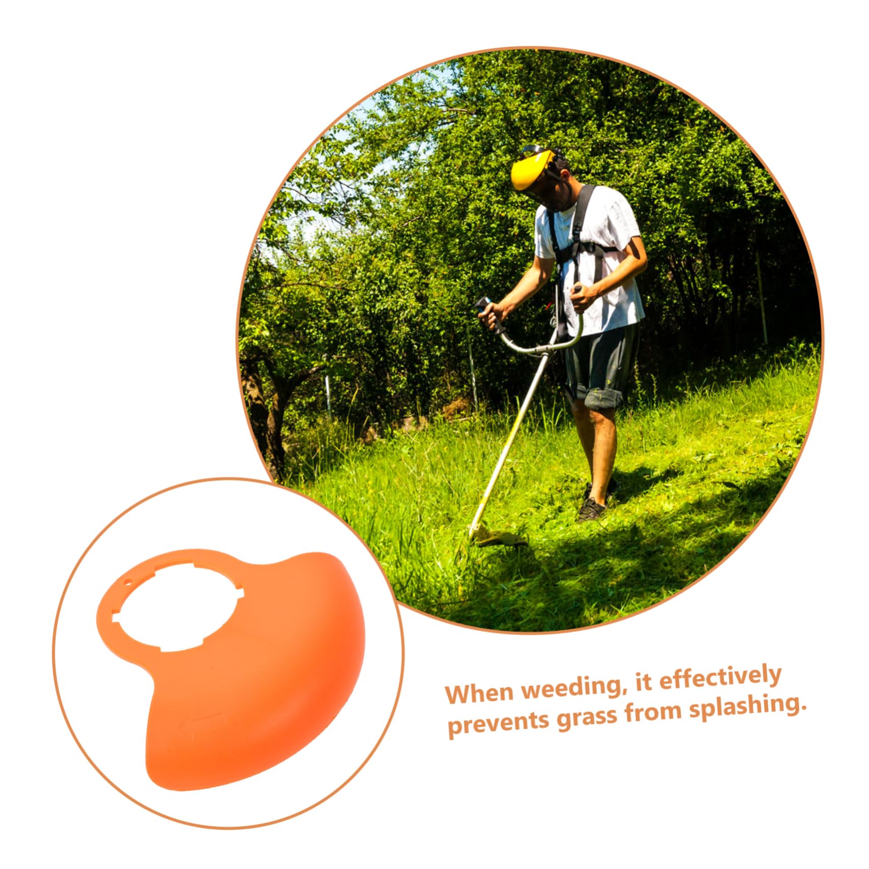 BESPORTBLE 5pcs Mower Grass Shield Plate Grass Deflector for Mowers Replacement Attachments 12v/24v Cordless