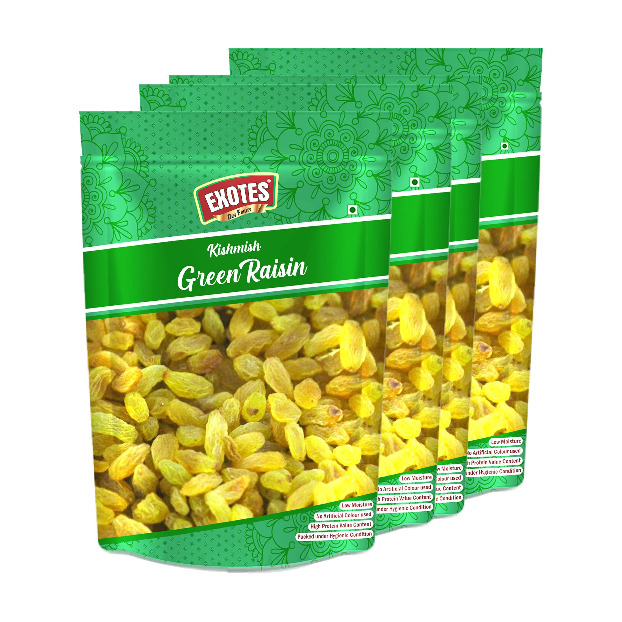 Fresh Exotes (Green Raisins/Kishmish, 800G (4X200Gm)) (B0CM9NSFTP) Amazon Price History, Amazon Price Tracker