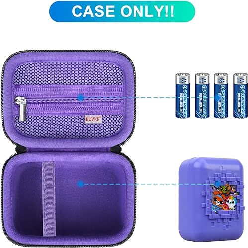 Miniatura 9 de BOVKE Estuche de transporte para mascotas digitales interactivas Bitzee DisneyMagicalsBitzee, soporte de viaje con espacio adicional para baterías,