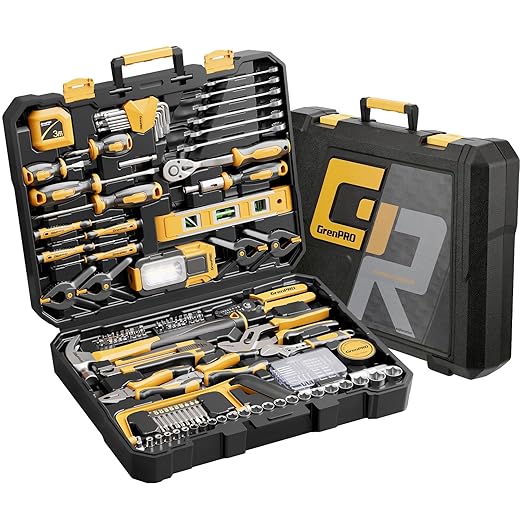 239PCS Tool Set Tool Kit For Home, Basic Household Automotive Motorcycle Car Tool Kits, Portable Plastic Mechanics Tools Boxes Sets With Organizers And Storage Case For Men Women All Purpose