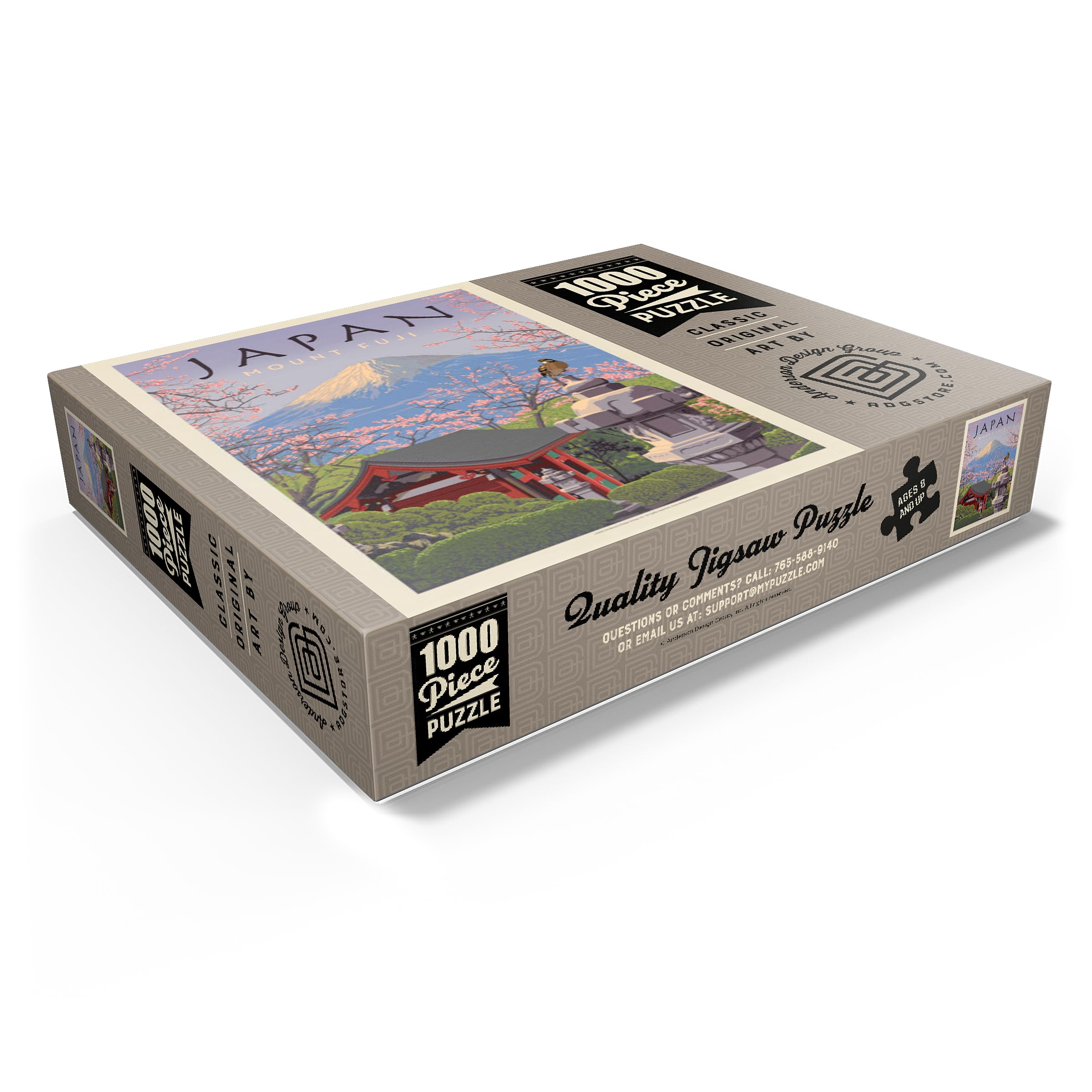 Amazon.com: MyPuzzle Japan: Mount Fuji, Vintage Poster - Premium