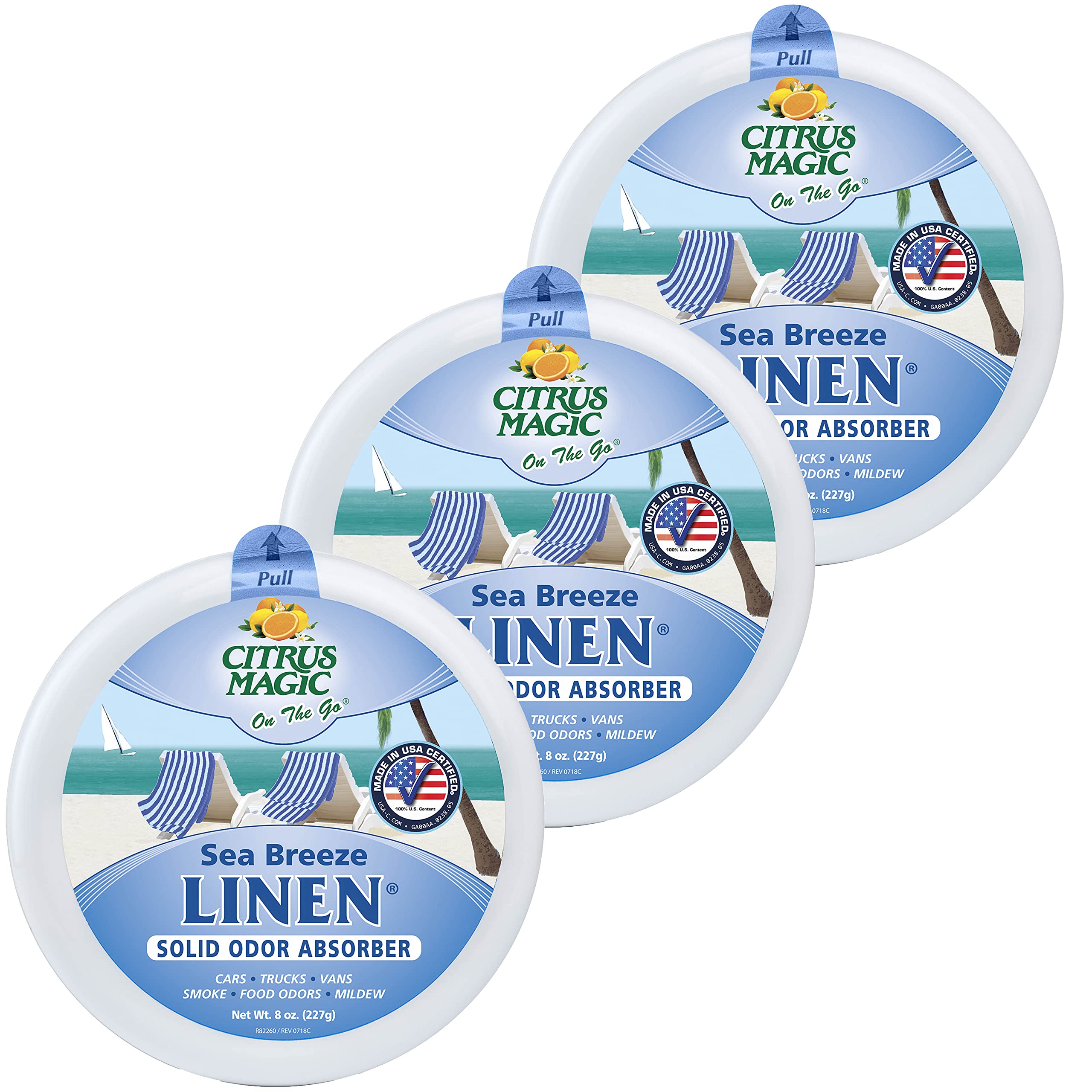 Citrus Magic On The Go Crisp Pine Solid Air Freshener Pack of 3 866472509