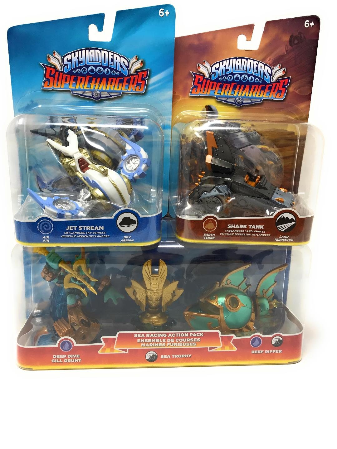 Amazon.com: Skylanders SuperChargers: 3 Pack bundle Sea racing