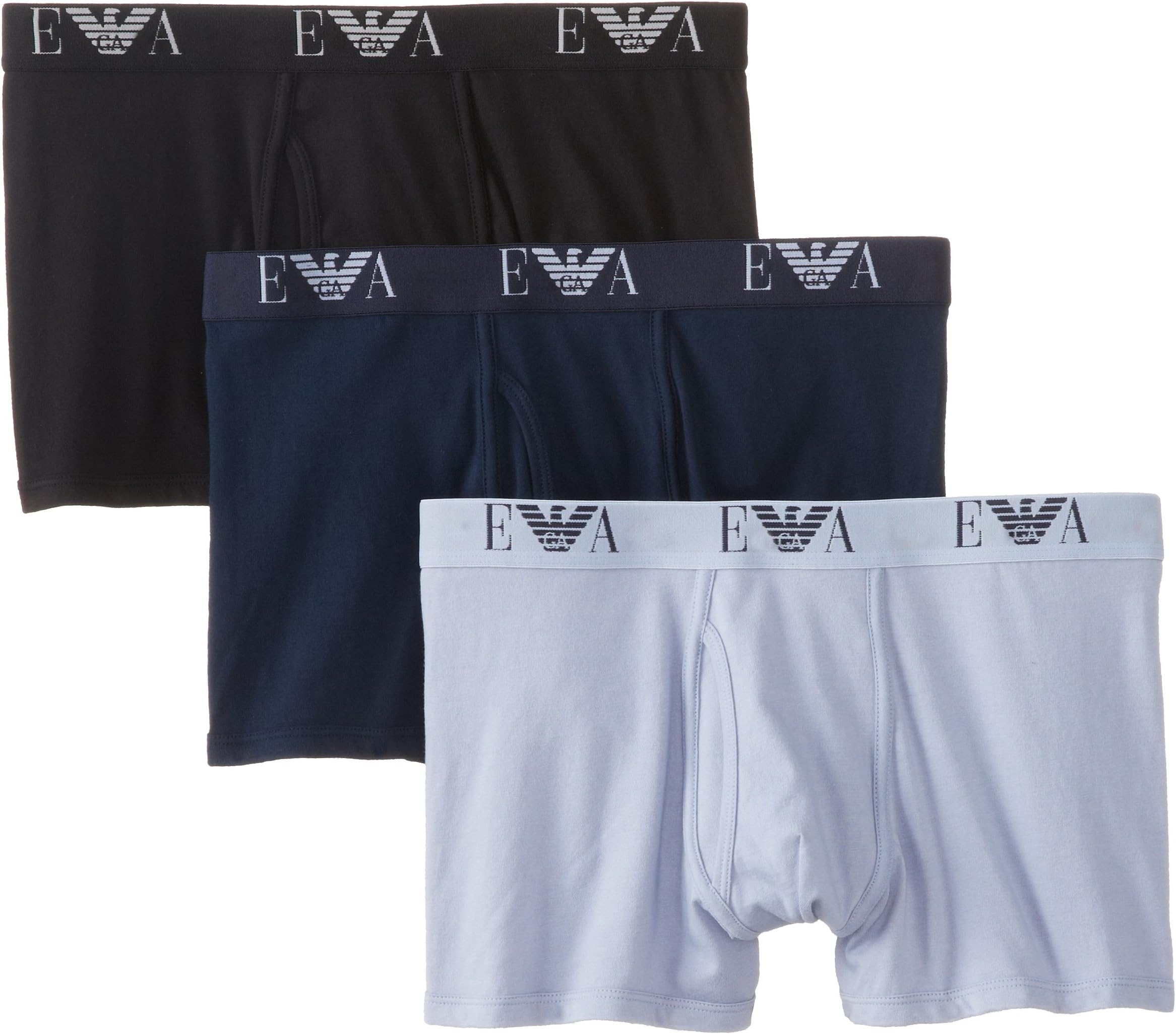 Emporio Armani Men's Jersey Cotton 3 Pack Trunk