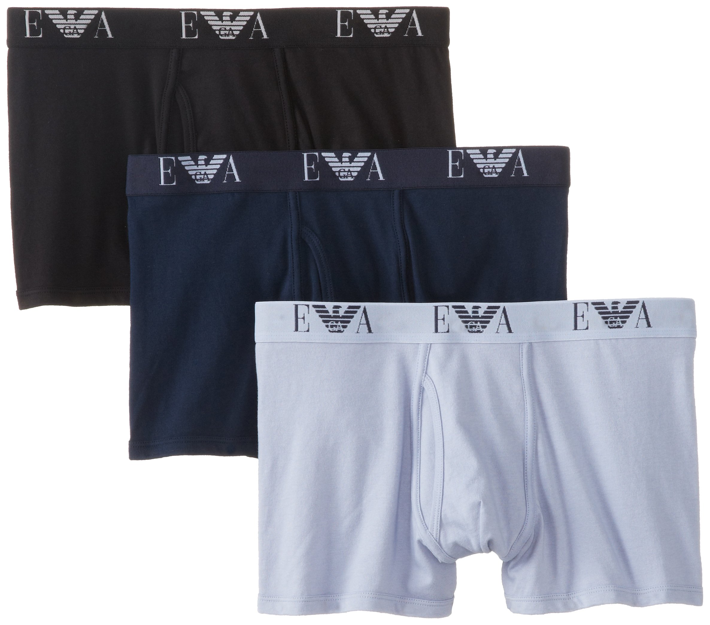 Emporio Armani Men's Jersey Cotton 3 Pack Trunk