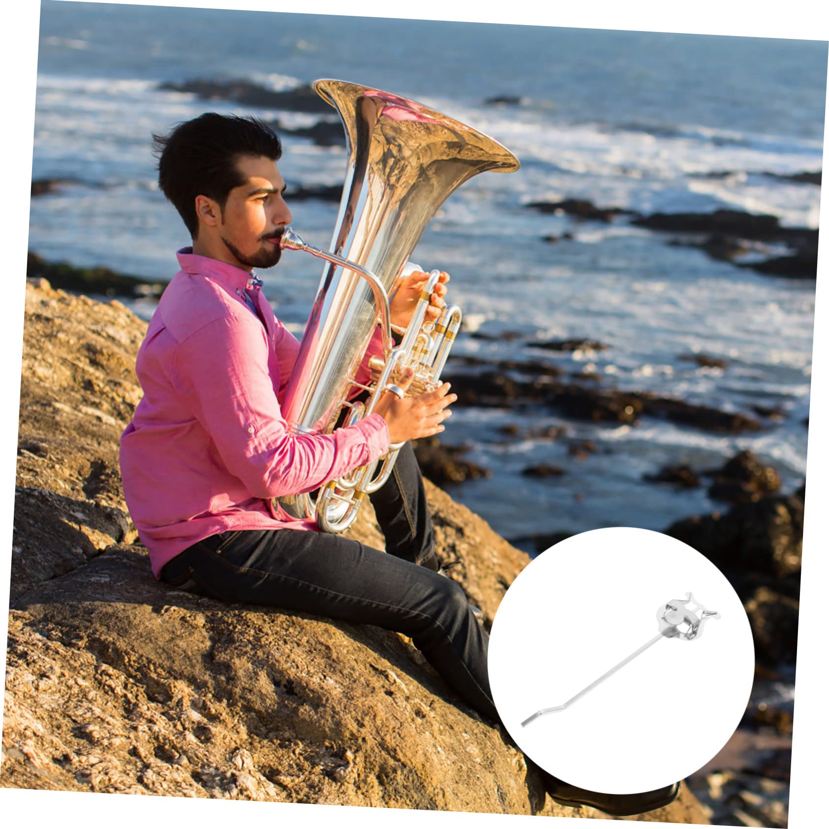 ibasenice 3pezzi Supporto Portatile Per Spartiti Musicali Per Tuba Leggero e Pratico Facilita La Lettura Delle Partiture Realizzato Materiale Resistente e Durevole Per Musicisti Movimento