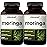 NatureBell Pure Moringa Capsules 8,000mg Per Serving (2 Pack) | Made with Moringa Powder Organic, 480 Capsules - Green Superfood, Skin Health, & Immune Support - Non-GMO, Gluten Free, 8 Month Supply