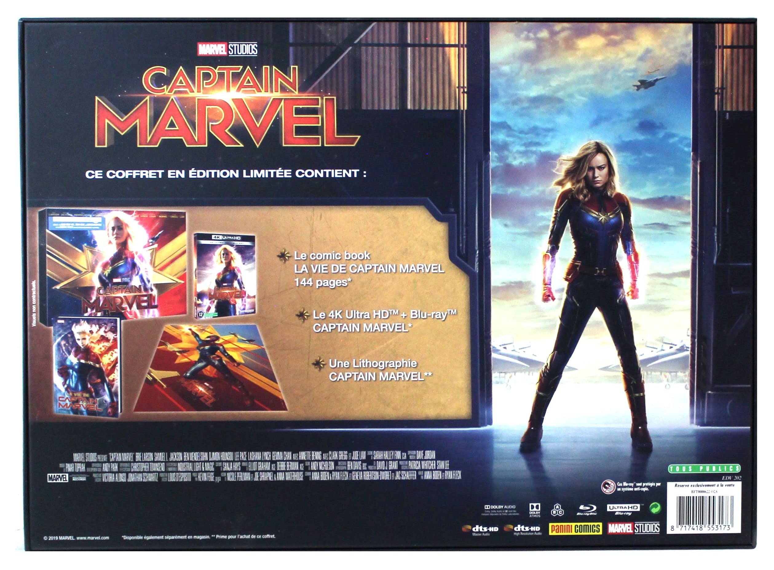 Capitana Marvel (BOX) [Blu-Ray]+[KSIĄŻKA] [Region Free] (Audio español. Subtítulos en español)