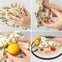 Vista 4 de Servilletas de papel florales para platos, 60 servilletas desechables largas para decoración de fiesta, boda, cumpleaños, baño (amarillo)