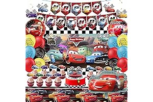 Premium Cars Birthday Party Supplies for Boys & Girls