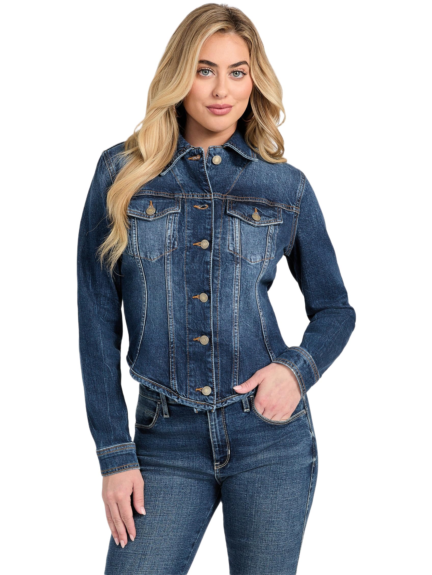 Capispalla E Giacche Donna Guess W5YN49 D5QP4 Tglc-image