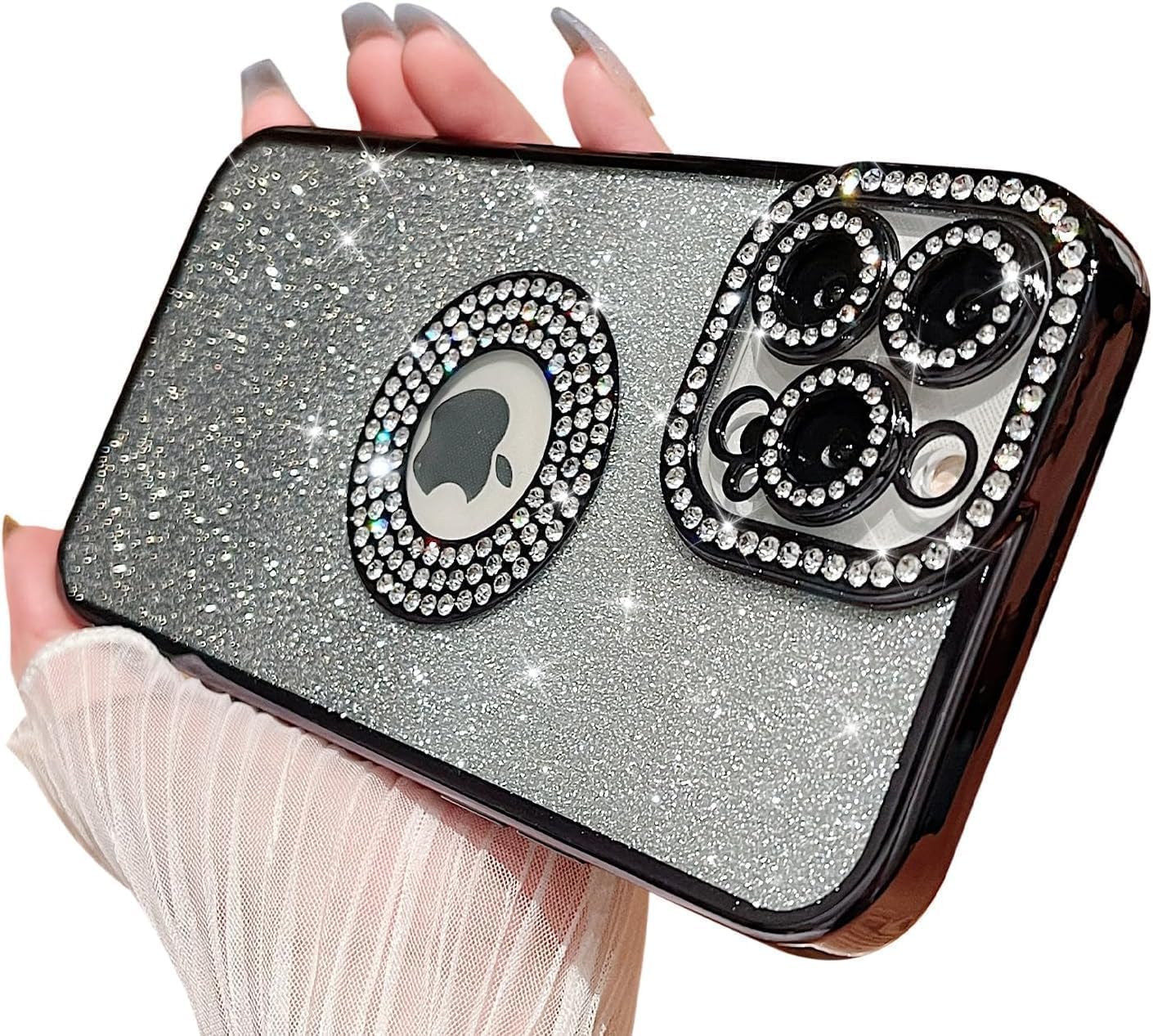 MINSCOSE Compatible with iPhone 11 Glitter Case,Luxury Cute