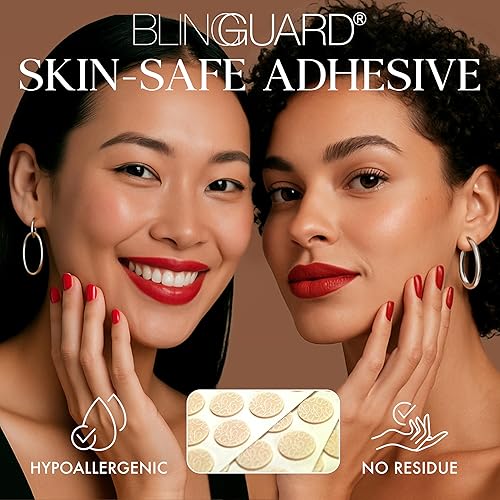 Miniatura 4 de BlingGuard BlingDots - Fabricado en Estados Unidos - Soporte de lóbulo de aretes y discos estabilizadores para aretes caídos, levantamiento de