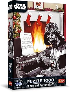 Comprar Trefl Premium Plus Quality-Puzle Navideño Star Wars: La Navidad con Darth Vader-1000 Piezas, Personajes preferidos, para Adultos y niños a Partir de 14 años (12085)