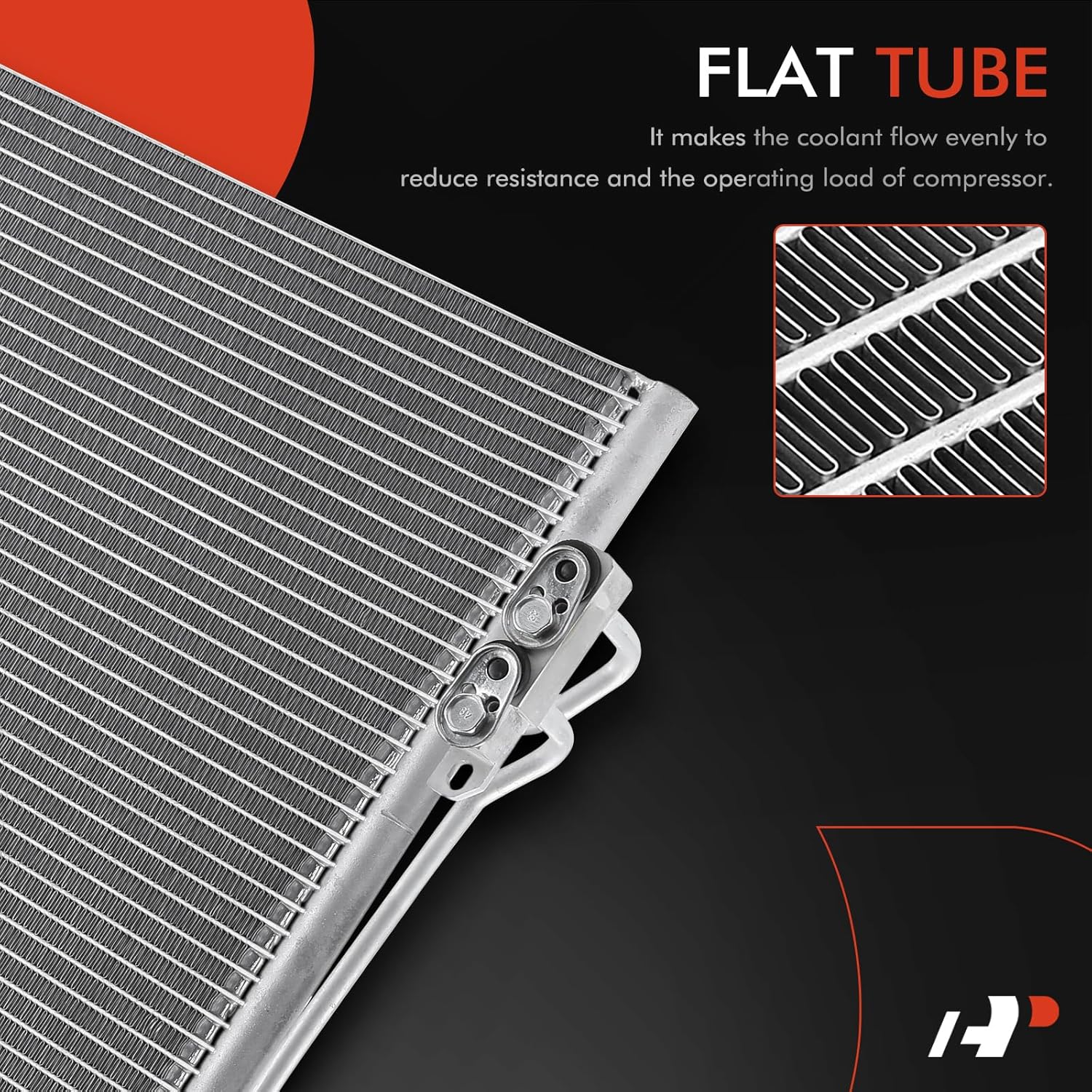 A-Premium Air Conditioning A/C Condenser Compatible with 2006-2012 Land Rover Range Rover 4.2L 5.0L, Replace# JRB5000200