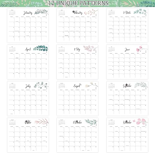 Miniatura 6 de Calendario magnético 2024 para refrigerador, 18 meses, calendario de nevera, papel de enero de 2024 a junio de 2025. Calendario de refrigerador para