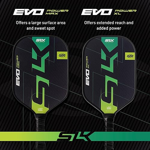 Miniatura 4 de Selkirk Sport SLK Evo Pickleball Paddle  Next Gen  Evo Power and Control  G8 Power Carbon Fiber Pickleball Paddles  SpinFlex+ Surface