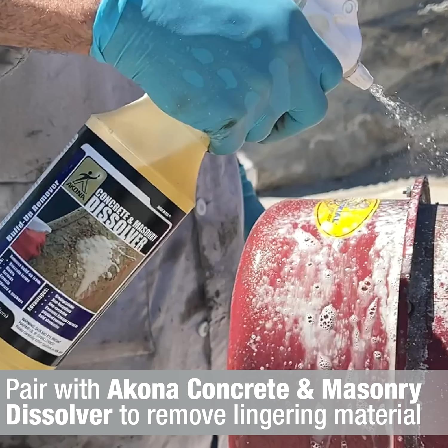 Akona Concrete Form Release - Agent for Forms, Tubes, Stamps, Sculpture Molds, Casting, and More, Liquid, Non-Stick, Non-Staining (1 Gallon, 4)