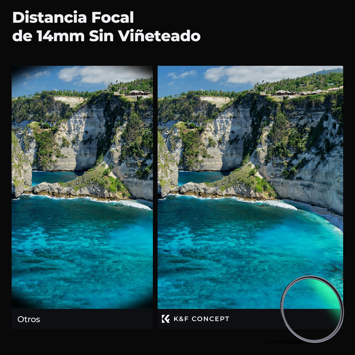 K&F Concept Nano-Xcel 72MM Filtro UV Filtro de Protección, Filter MC UV Slim de HD Vidrio Óptico con 28 Capas Revestimiento Nano