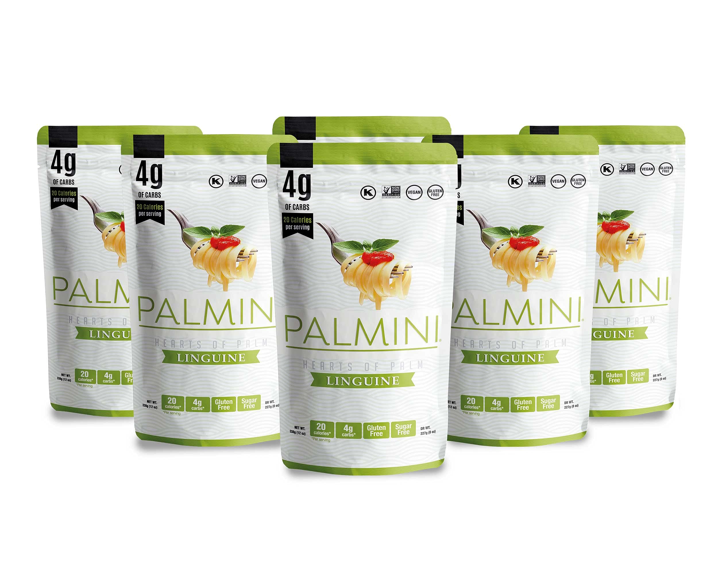 Palmini Low Carb Linguine | 4g of Carbs | As Seen On Shark Tank | Hearts of Palm Pasta (12 Ounce - P