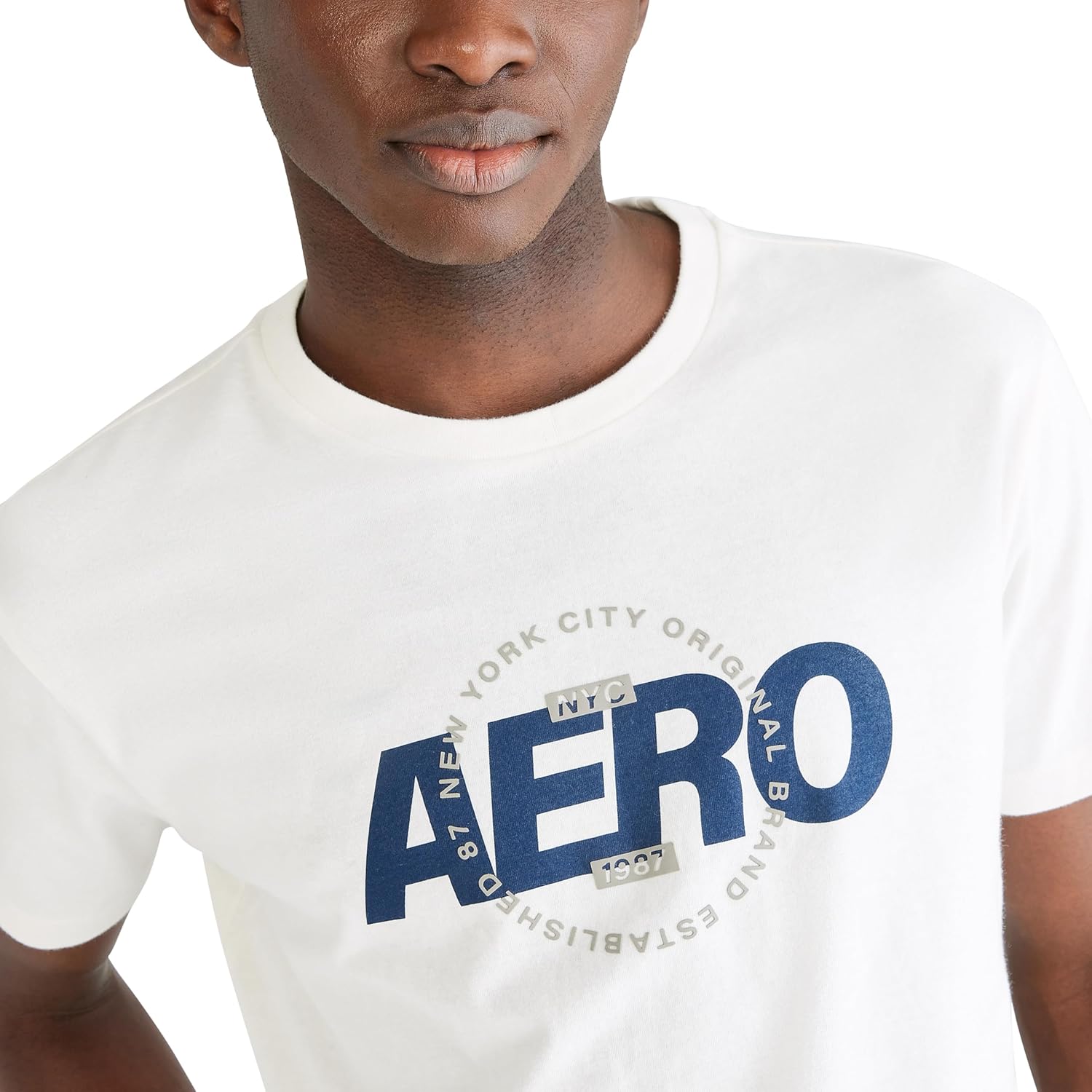 Aeropostale Mens Circle Short Sleeve Tee - Image 2