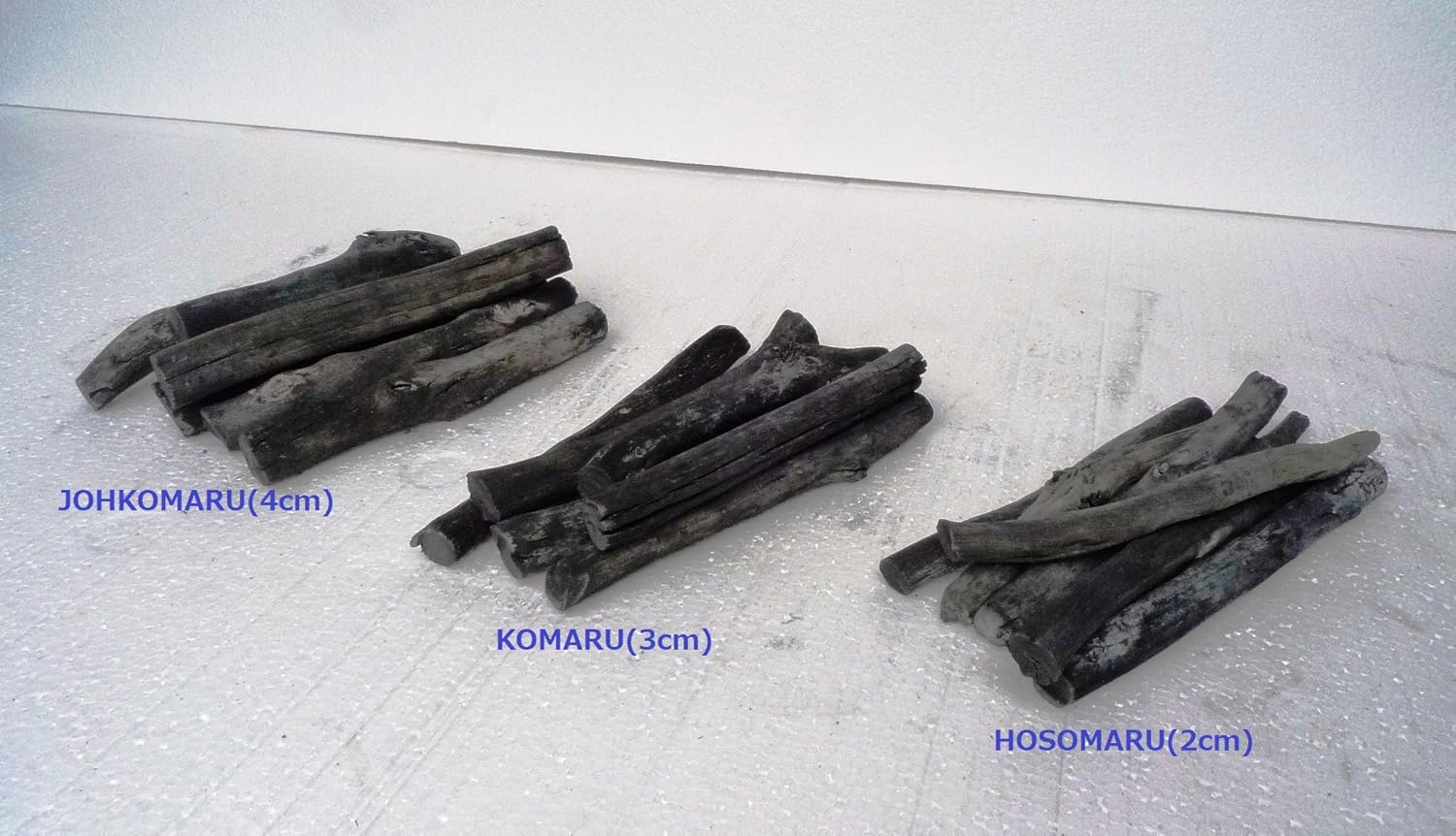 上土佐備長炭/tosa binchotan/komaru A++ (larger type)/around 1.5" size/10" long/ubame oak/12kg(26.5lb)/queen of binchotan/product of JAPAN