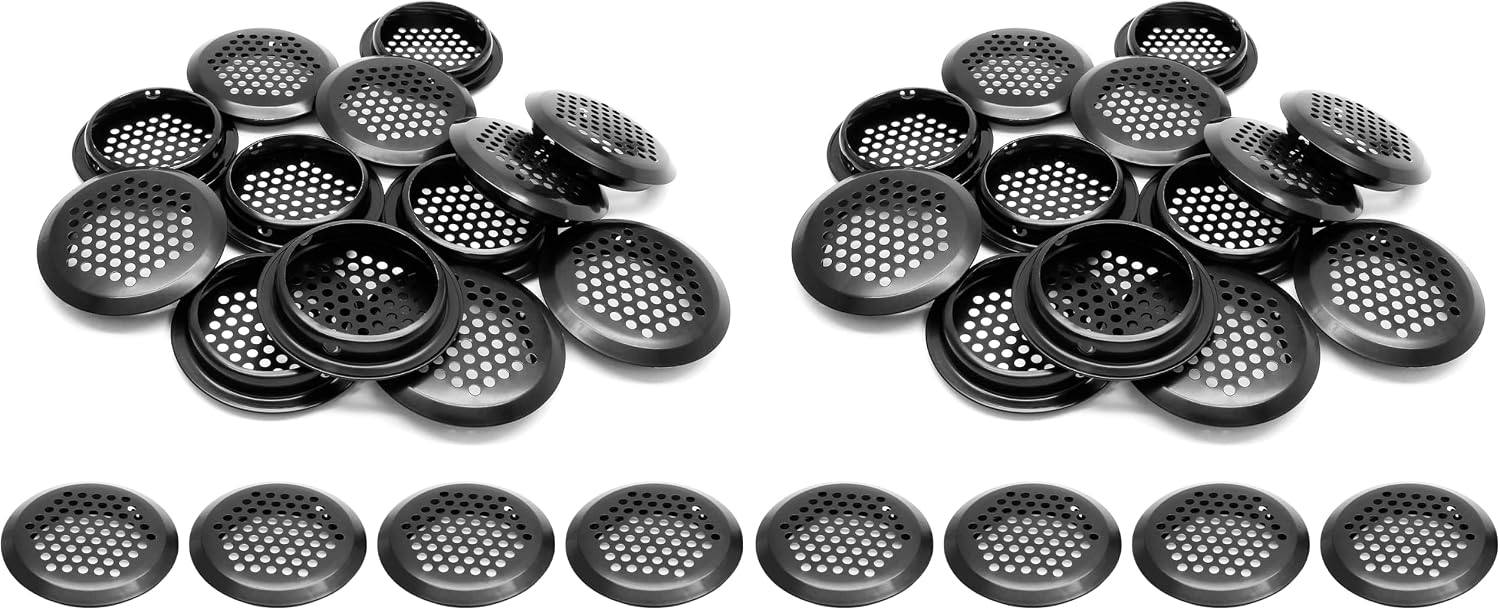 20pcs 2 Inch Air Vents, 53mm Circular Soffit Vent