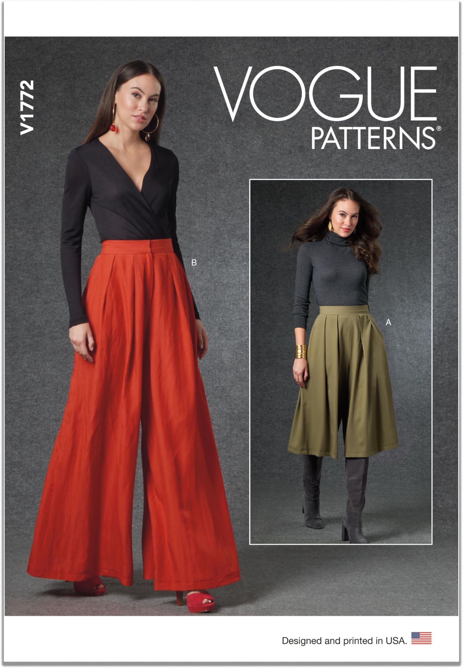 V1772A Misses Skirt/Pants S-M-L-XL-XXL, White