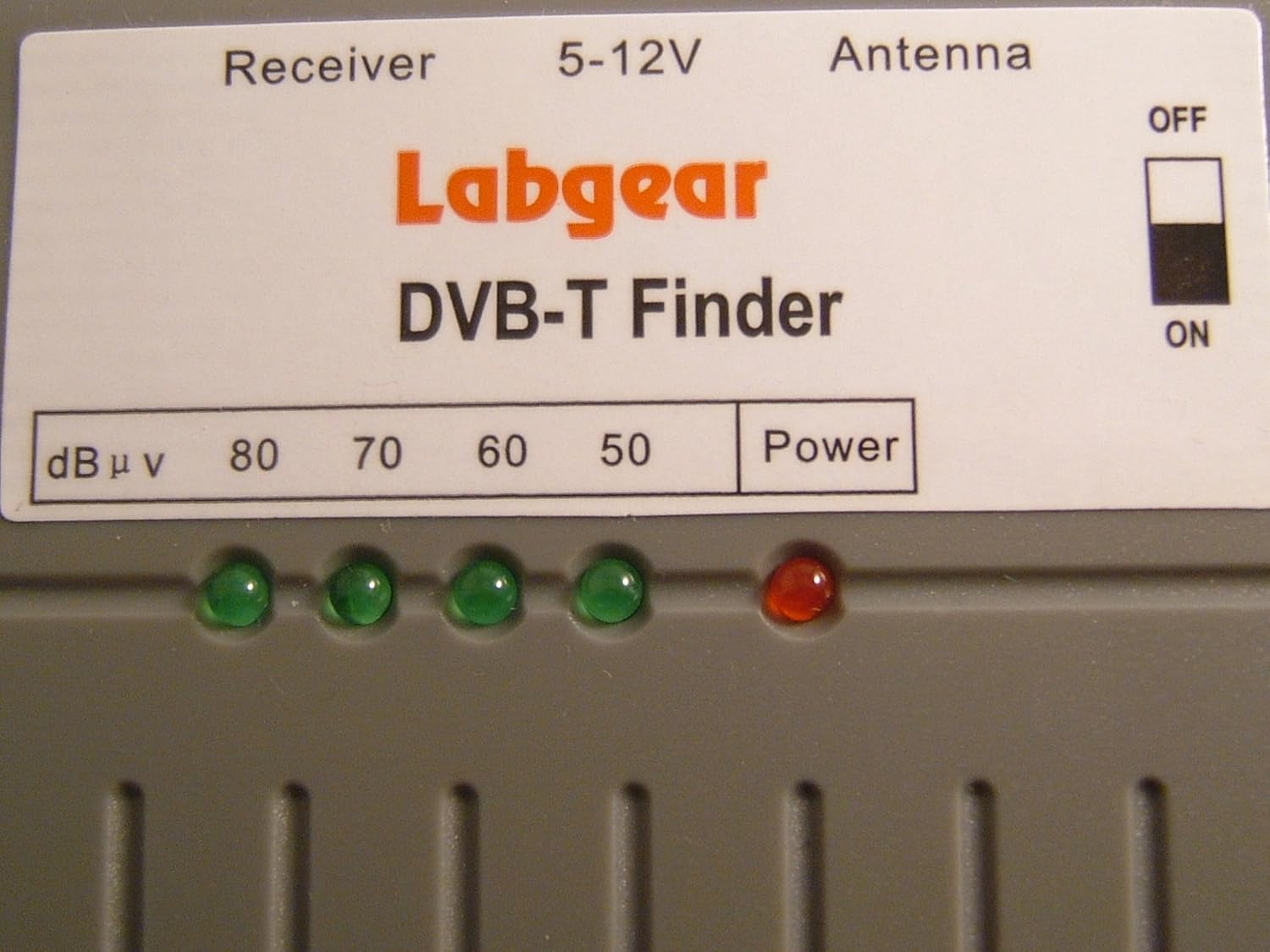 Labgear DVBT Digital TV Aerial Signal Finder Meter Black Amazon.co