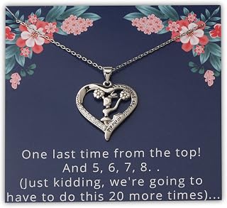 Cheerleading Necklace For Girls Cheerleader Gift Cheer Team Inspirational Gift She Believed She Could So She Did Gift For Cheerleaders