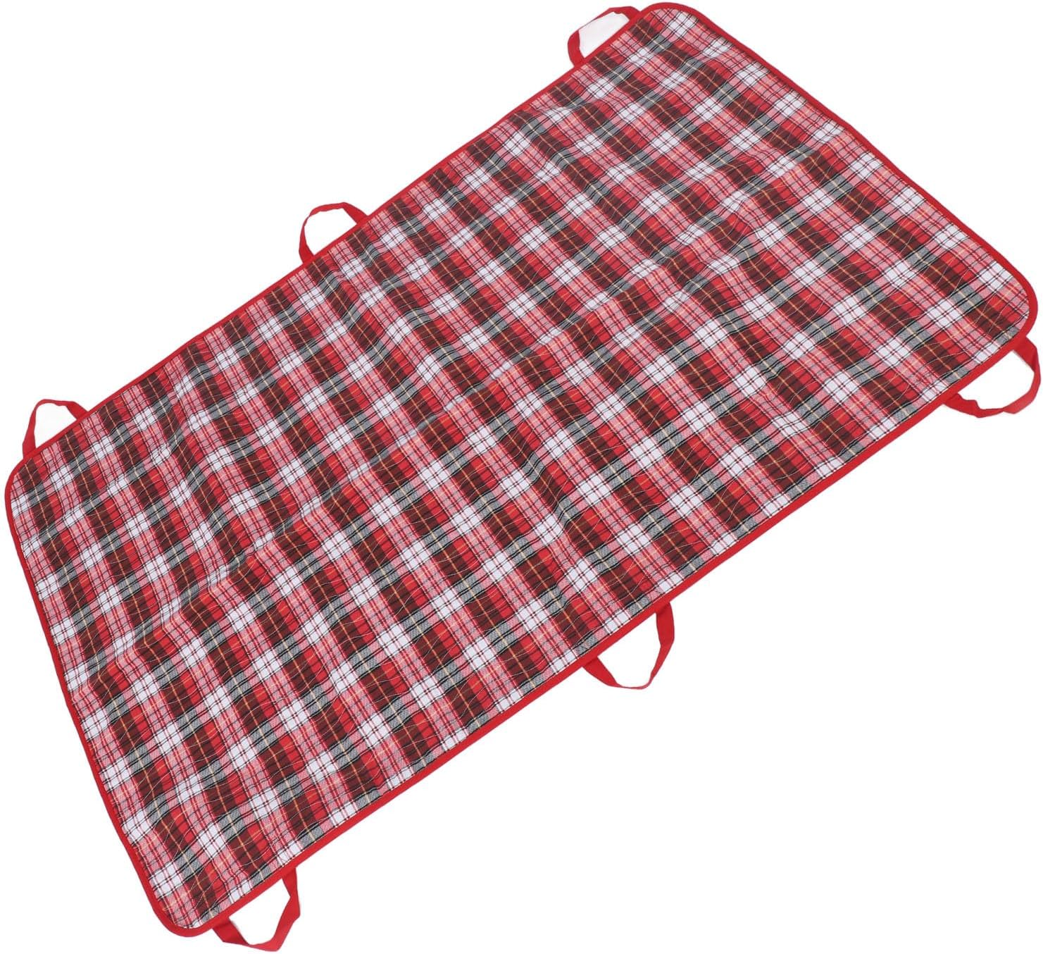 洗濯可能なトランスファーシート防水ポジショニングベッドパッド病院赤 (90*150cm)