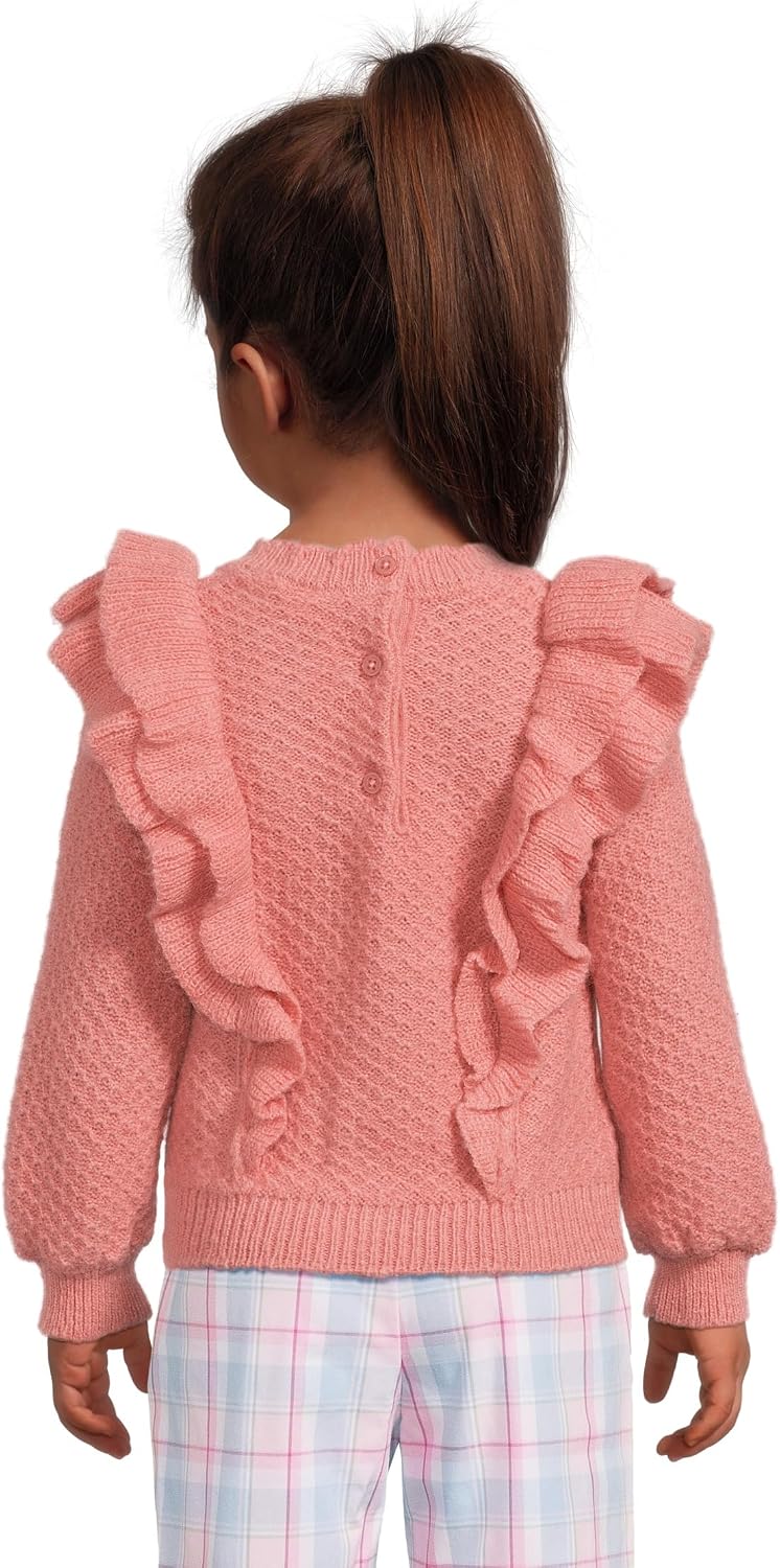 Janie and Jack Baby Girls' Ruffle Sweater (Infant)