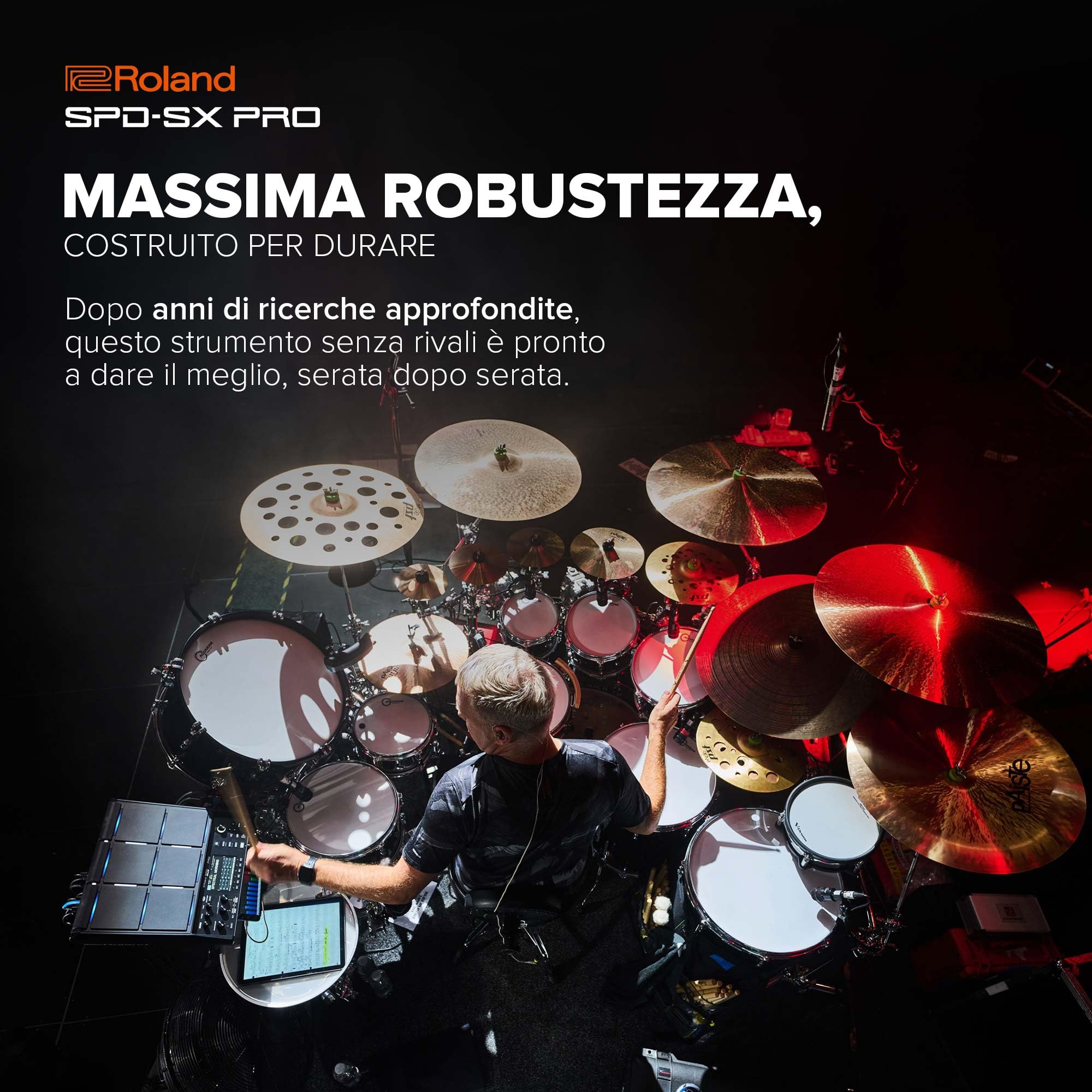 Roland SPD-SX PRO Sampling Pad 8 Ingressi 9 Trigger Esterni Display LED