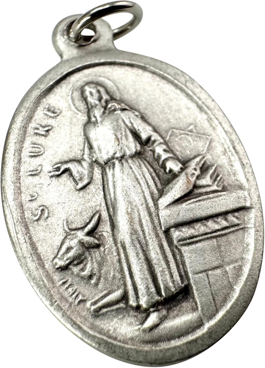 Westmon Works St Luke Medal Set Italian Metal Medallion with USA Made Holy Prayer Card - Image 2