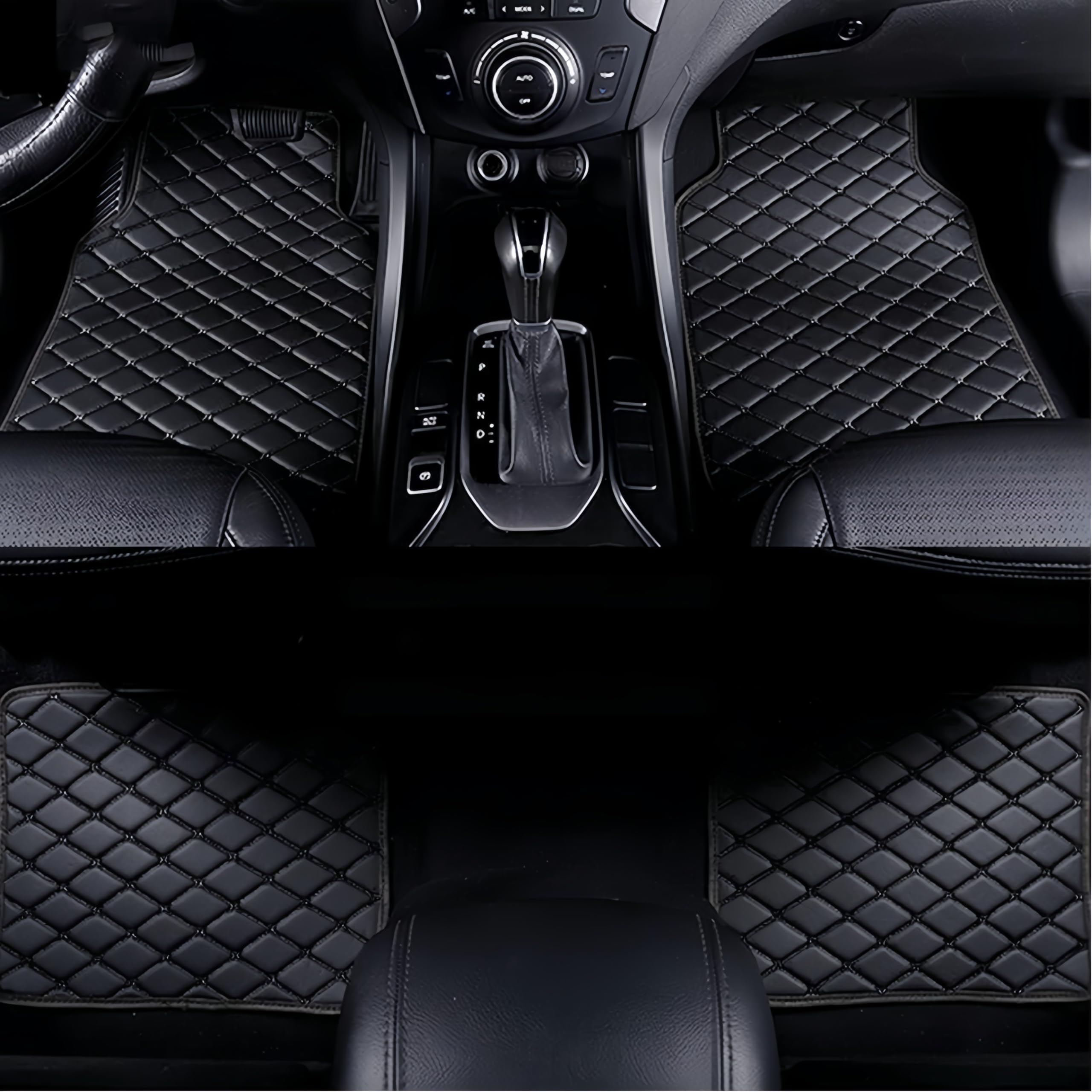 Tapis de sol voiture AMG GLC 43 63 avant arrière imperméables noirs