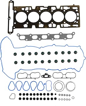 DNJ HGS3122 Engine Cylinder Head Gasket Set, Complete Head Repair Kit for 2004-2006 Chevrolet, GMC, Hummer, Isuzu Canyon, Colorado, H3 3.5L L5 20V DOHC 3460cc