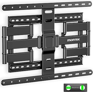 monTEK 1.1" Ultra Slim TV Wall Bracket for 43-90 Inch TVs up to 60kg